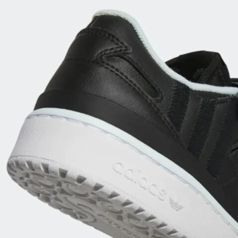 Adidas Forum Low Mens Casual Sneaker Shoes Black White HQ4536 NEW Multi Sz - Picture 7 of 8